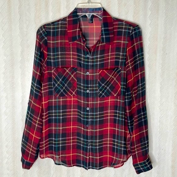 ❤️ 🆕 FOREVER 21 Button Down Top Size S - Picture 2 of 5